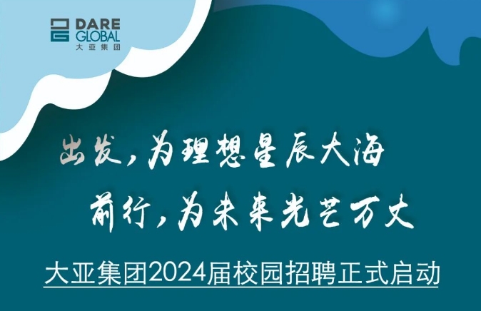 加入DARE 大有可为 3044am永利集团集团2024届校园招聘正式启动